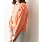 オレンジ | ベーシックボートネックニット/洗える/WEB限定サイズあり | OFUON