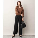 ベーシックVネックニット/洗える/WEB限定サイズあり | OFUON | 詳細画像13 