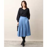 ベーシックVネックニット/洗える/WEB限定サイズあり | OFUON | 詳細画像14 