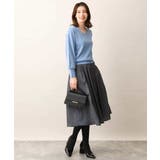 ベーシックVネックニット/洗える/WEB限定サイズあり | OFUON | 詳細画像18 