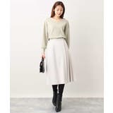 ベーシックVネックニット/洗える/WEB限定サイズあり | OFUON | 詳細画像41 