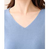 ベーシックVネックニット/洗える/WEB限定サイズあり | OFUON | 詳細画像49 