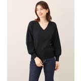 ベーシックVネックニット/洗える/WEB限定サイズあり | OFUON | 詳細画像56 