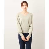 ベーシックVネックニット/洗える/WEB限定サイズあり | OFUON | 詳細画像58 