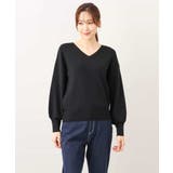 ベーシックVネックニット/洗える/WEB限定サイズあり | OFUON | 詳細画像61 