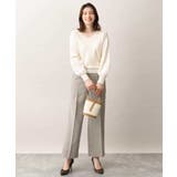 ベーシックVネックニット/洗える/WEB限定サイズあり | OFUON | 詳細画像7 