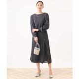 ボリューム袖ベーシックニット/洗える/WEB限定サイズあり | OFUON | 詳細画像12