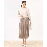 ボリューム袖ベーシックニット/洗える/WEB限定サイズあり | OFUON | 詳細画像16