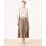 ボリューム袖ベーシックニット/洗える/WEB限定サイズあり | OFUON | 詳細画像17