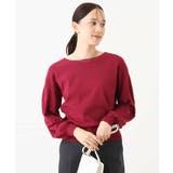 ボリューム袖ベーシックニット/洗える/WEB限定サイズあり | OFUON | 詳細画像2