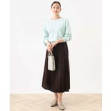 ボリューム袖ベーシックニット/洗える/WEB限定サイズあり | OFUON | 詳細画像20