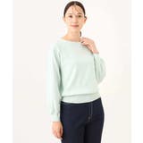 ボリューム袖ベーシックニット/洗える/WEB限定サイズあり | OFUON | 詳細画像32