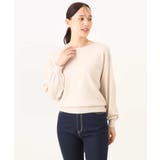ボリューム袖ベーシックニット/洗える/WEB限定サイズあり | OFUON | 詳細画像41