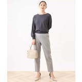 ボリューム袖ベーシックニット/洗える/WEB限定サイズあり | OFUON | 詳細画像9