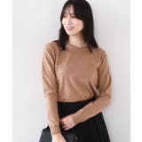 ドット柄コンパクトニットプルオーバー/洗える/WEB限定サイズあり | OFUON | 詳細画像1 