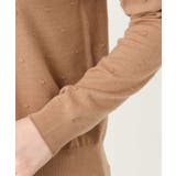 ドット柄コンパクトニットプルオーバー/洗える/WEB限定サイズあり | OFUON | 詳細画像31 