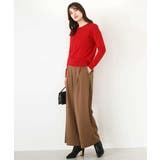 ドット柄コンパクトニットプルオーバー/洗える/WEB限定サイズあり | OFUON | 詳細画像8 