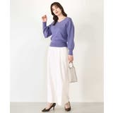 ベーシックVネックニット/洗える/WEB限定サイズあり | OFUON | 詳細画像22 