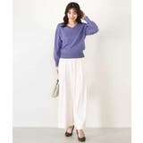 ベーシックVネックニット/洗える/WEB限定サイズあり | OFUON | 詳細画像23 