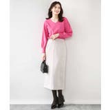 ベーシックVネックニット/洗える/WEB限定サイズあり | OFUON | 詳細画像28 