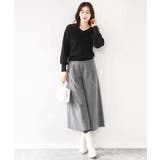 ベーシックVネックニット/洗える/WEB限定サイズあり | OFUON | 詳細画像31 