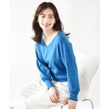 ベーシックVネックニット/洗える/WEB限定サイズあり | OFUON | 詳細画像33 