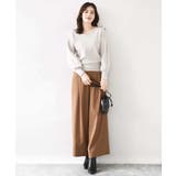 ベーシックVネックニット/洗える/WEB限定サイズあり | OFUON | 詳細画像38 