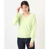 ベーシックVネックニット/洗える/WEB限定サイズあり | OFUON | 詳細画像50 