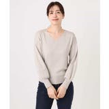 ベーシックVネックニット/洗える/WEB限定サイズあり | OFUON | 詳細画像51 