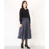 ベーシックVネックニット/洗える/WEB限定サイズあり | OFUON | 詳細画像8 