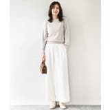 ベーシックボートネックニット/洗える/WEB限定サイズあり | OFUON | 詳細画像40