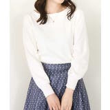 ホワイト | ベーシックボートネックニット/洗える/WEB限定サイズあり | OFUON