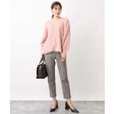 フェザーヤーンVネックニット | OFUON | 詳細画像3 