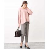 フェザーヤーンVネックニット | OFUON | 詳細画像5 