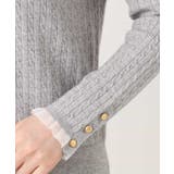 ミニケーブル柄ニット/洗える/WEB限定サイズあり | OFUON | 詳細画像22 