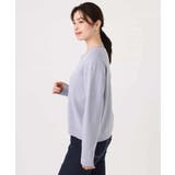 Vネックレース片畦編みニット/洗える/WEB限定サイズあり | OFUON | 詳細画像19 