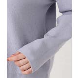 Vネックレース片畦編みニット/洗える/WEB限定サイズあり | OFUON | 詳細画像22 