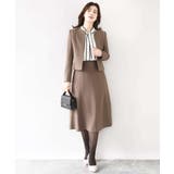 配色ラインボウタイニット/洗える/WEB限定サイズあり | OFUON | 詳細画像12