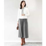 配色ラインボウタイニット/洗える/WEB限定サイズあり | OFUON | 詳細画像7