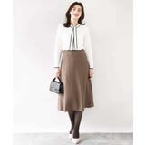 配色ラインボウタイニット/洗える/WEB限定サイズあり | OFUON | 詳細画像9