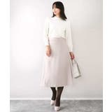 パール調ビーズ衿付きハイゲージニット/洗える | OFUON | 詳細画像10 