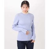 シアー切替えモックネックリブニット/洗える/WEB限定サイズあり | OFUON | 詳細画像27 