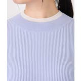 シアー切替えモックネックリブニット/洗える/WEB限定サイズあり | OFUON | 詳細画像30 