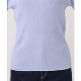 シアー切替えモックネックリブニット/洗える/WEB限定サイズあり | OFUON | 詳細画像32 