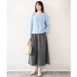 ミニスパンコールシャギーニット/洗える/WEB限定サイズあり | OFUON | 詳細画像31 