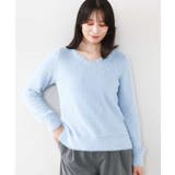 ライトブルー | ミニスパンコールシャギーニット/洗える/WEB限定サイズあり | OFUON