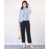 配色ラインアンサンブル（カーディガン&ニットプルオーバー） UVカット 洗える | OFUON | 詳細画像10 