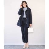 配色ラインアンサンブル（カーディガン&ニットプルオーバー） UVカット 洗える | OFUON | 詳細画像14 