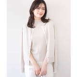 配色ラインアンサンブル（カーディガン&ニットプルオーバー） UVカット 洗える | OFUON | 詳細画像16 