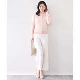 配色ラインアンサンブル（カーディガン&ニットプルオーバー） UVカット 洗える | OFUON | 詳細画像24 